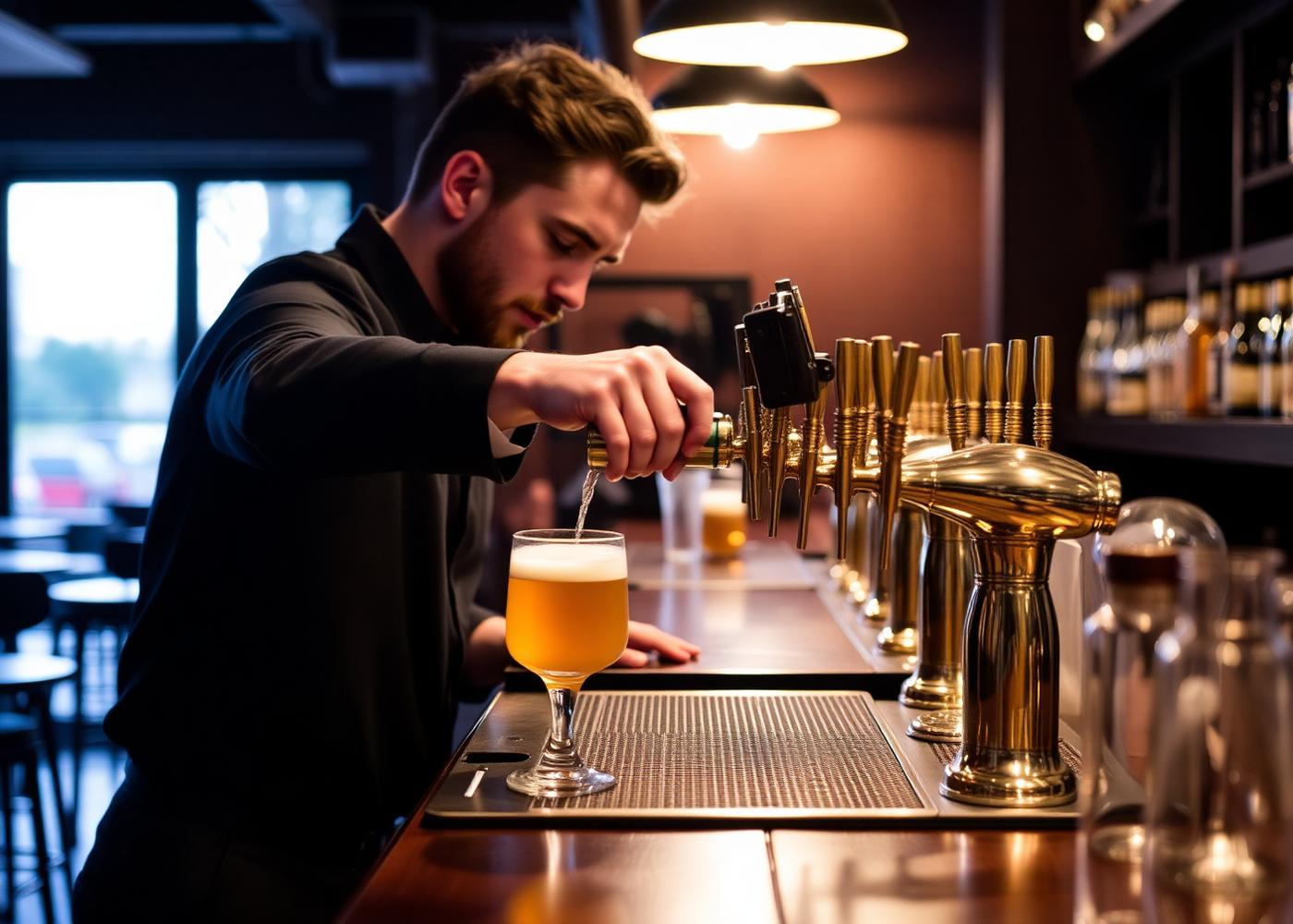 Tap lager — pint